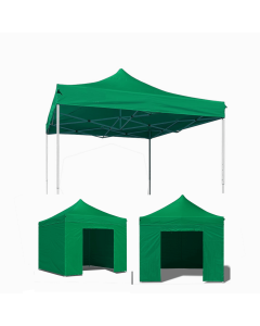 Budget 3mx3m (10ft x10ft) - Colour Green - Walls Frame + Roof