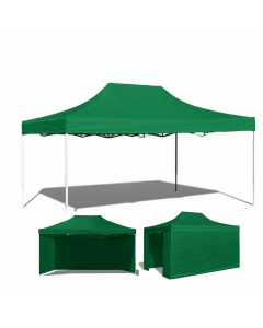 Budget 3mx4.5m (10ft x15ft) - Colour Green - Walls Frame + Roof