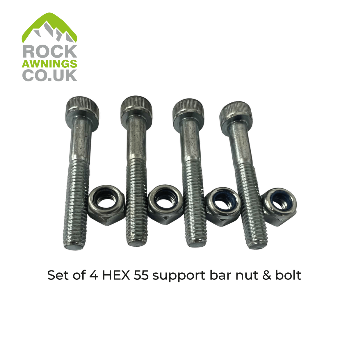 NUT & BOLT FOR HEX 55 SUPPORT BAR